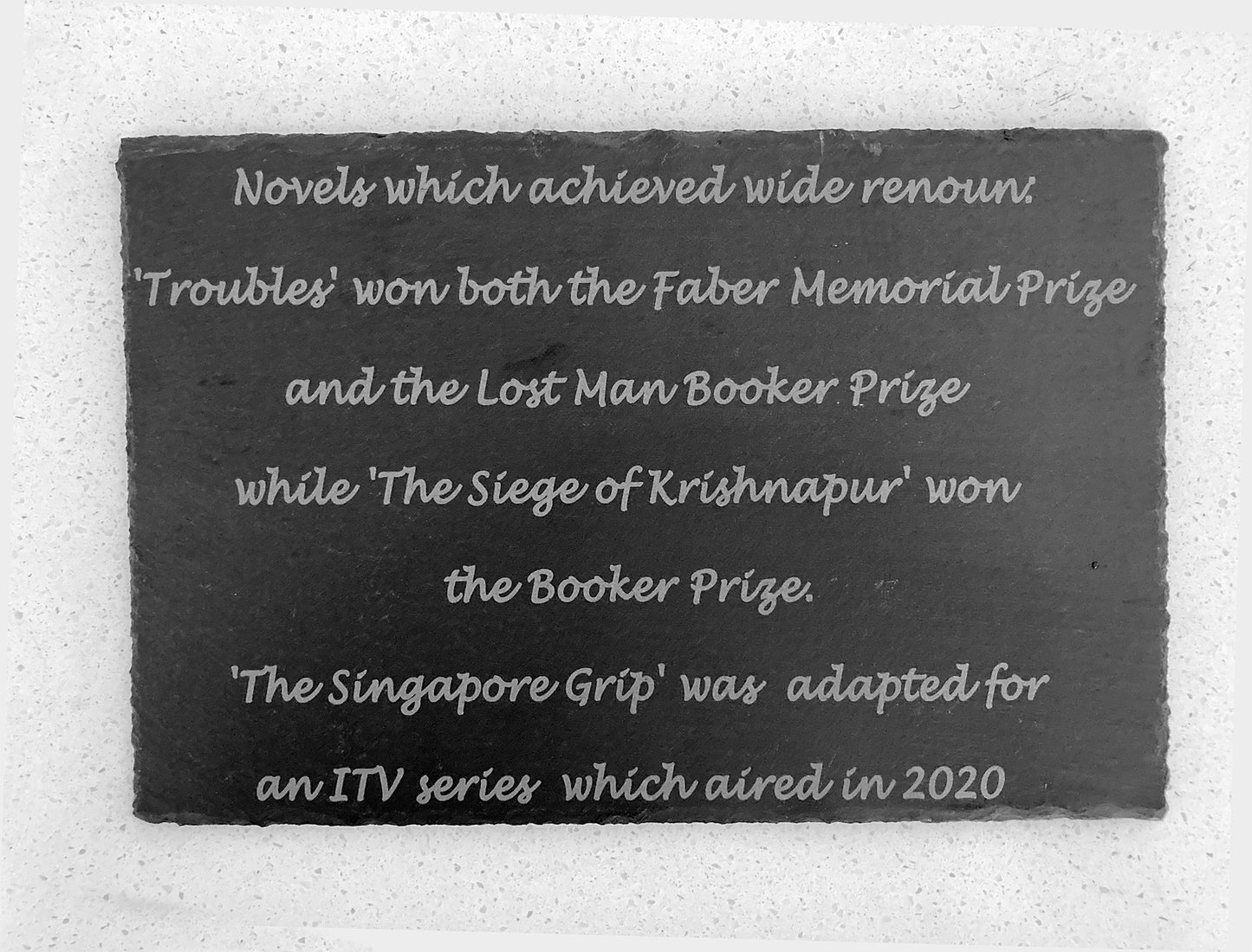 Human Memorial SMALL SIZES, laser engraved photo  Inside, outdoor and gardening.