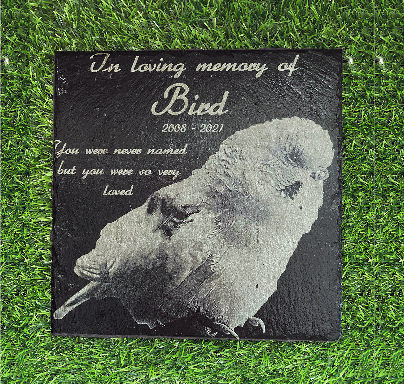 Memorial Photo Plaques Personalised Pet tribute. Inside, Outdoor and Gardening.SMALL SIZES