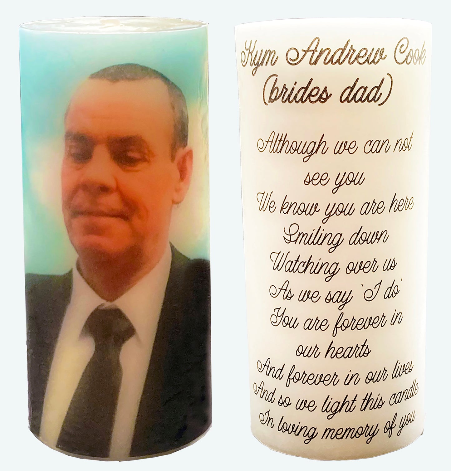 memorial Photo Candles - Humans