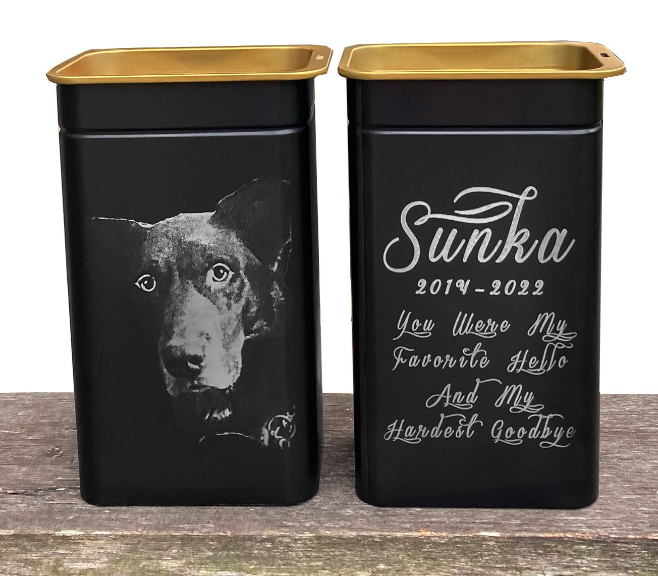 Photo Keepsake Urn for Pet Ashes - Large