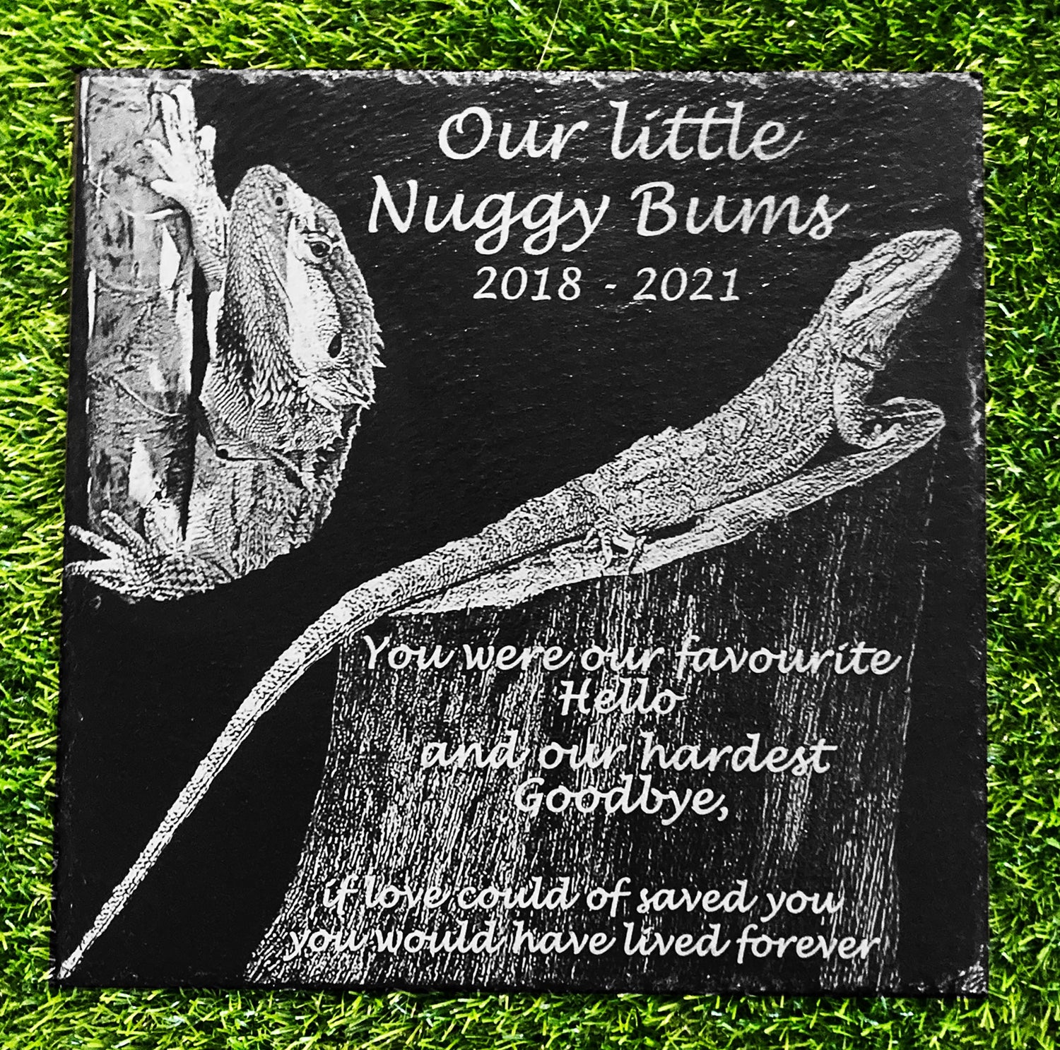 Personalised Pet Memorial with photo