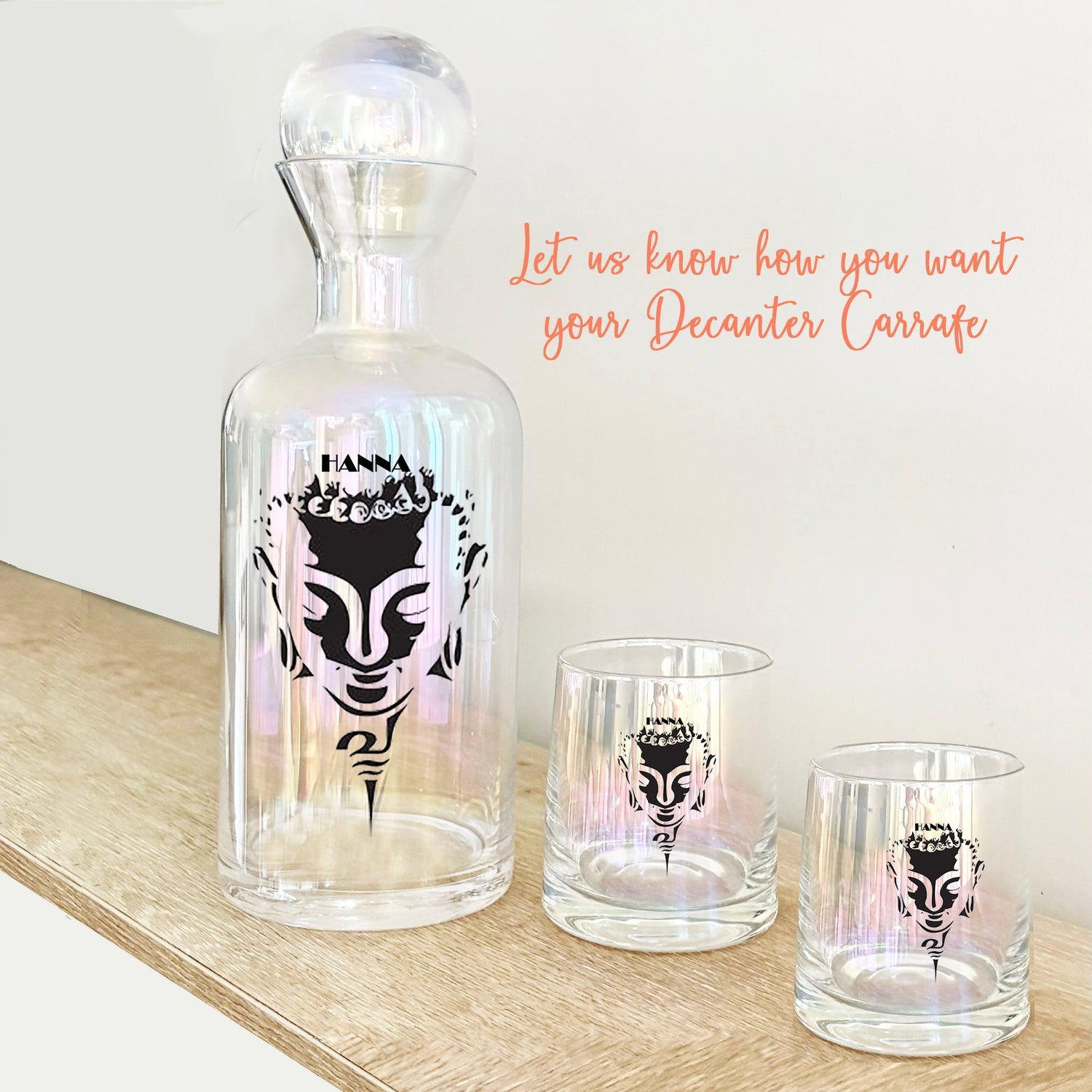 Custom Engraved Decanters and Glasses