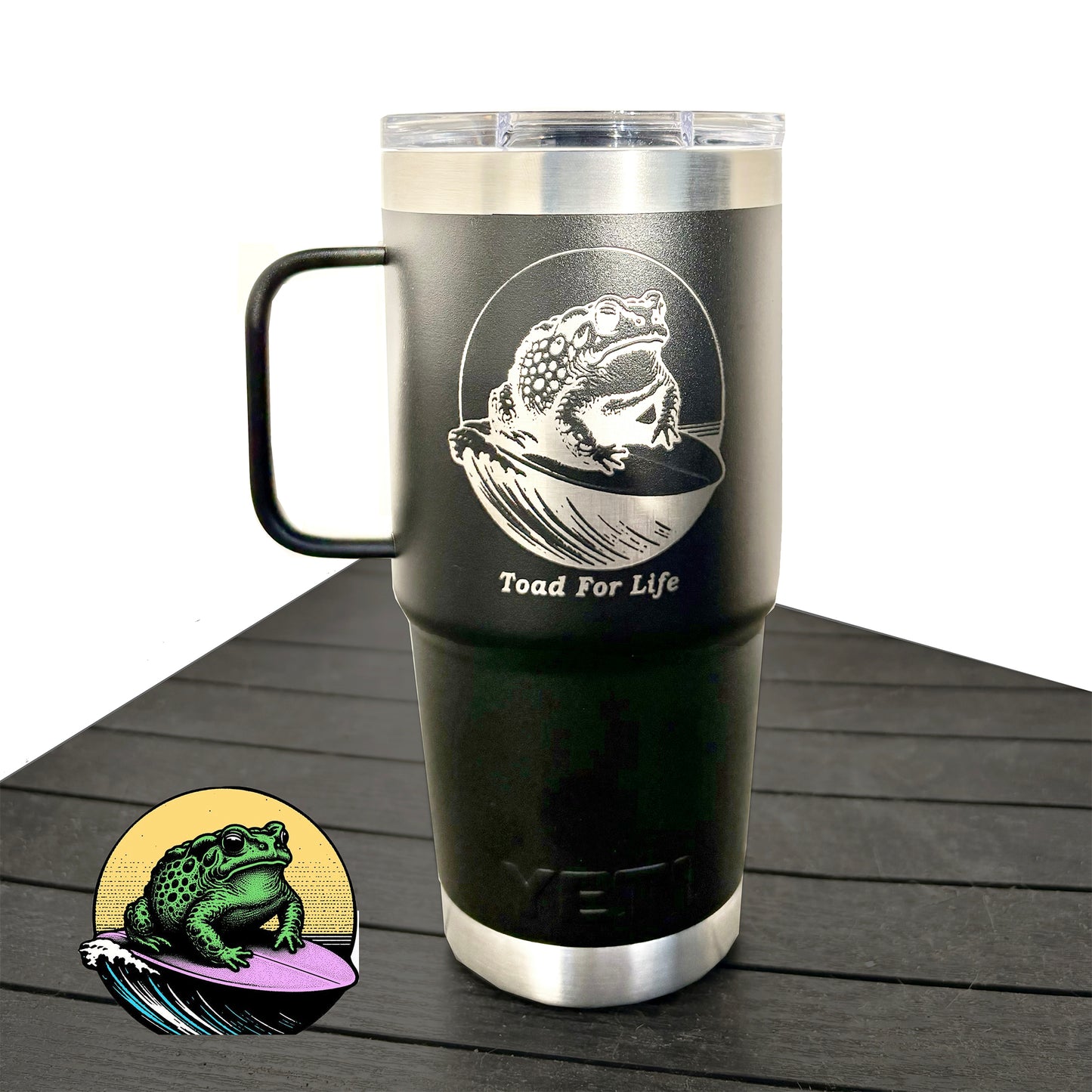 Photo Products - YETI  Rambler Travel Mug Engraved with Pet or Human Photos