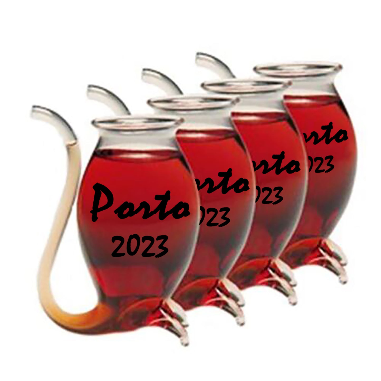 Чаши за портвайн и ликьор по поръчка. Персонализиран комплект чаши за портвайн.