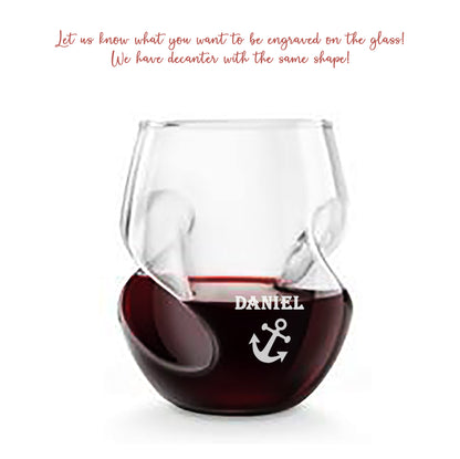 Engraved Wine Glasses. Wine Lovers Gift