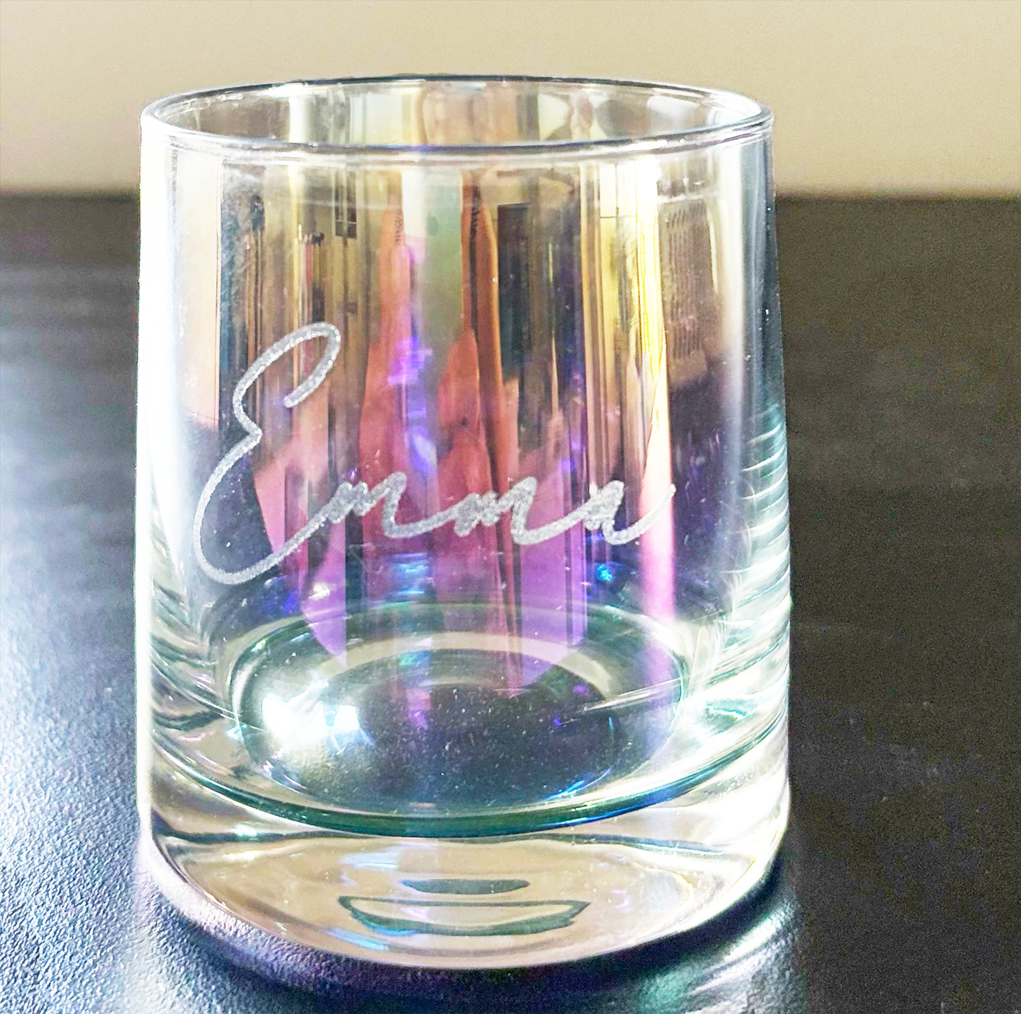 Carafe for wine, juice or water personalised and with 2 glasses