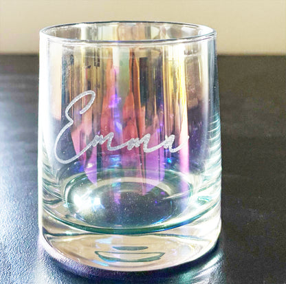 Carafe for wine, juice or water personalised and with 2 glasses