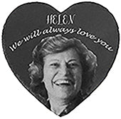 Memorial Miniatures Gravestone Engraved with Photo