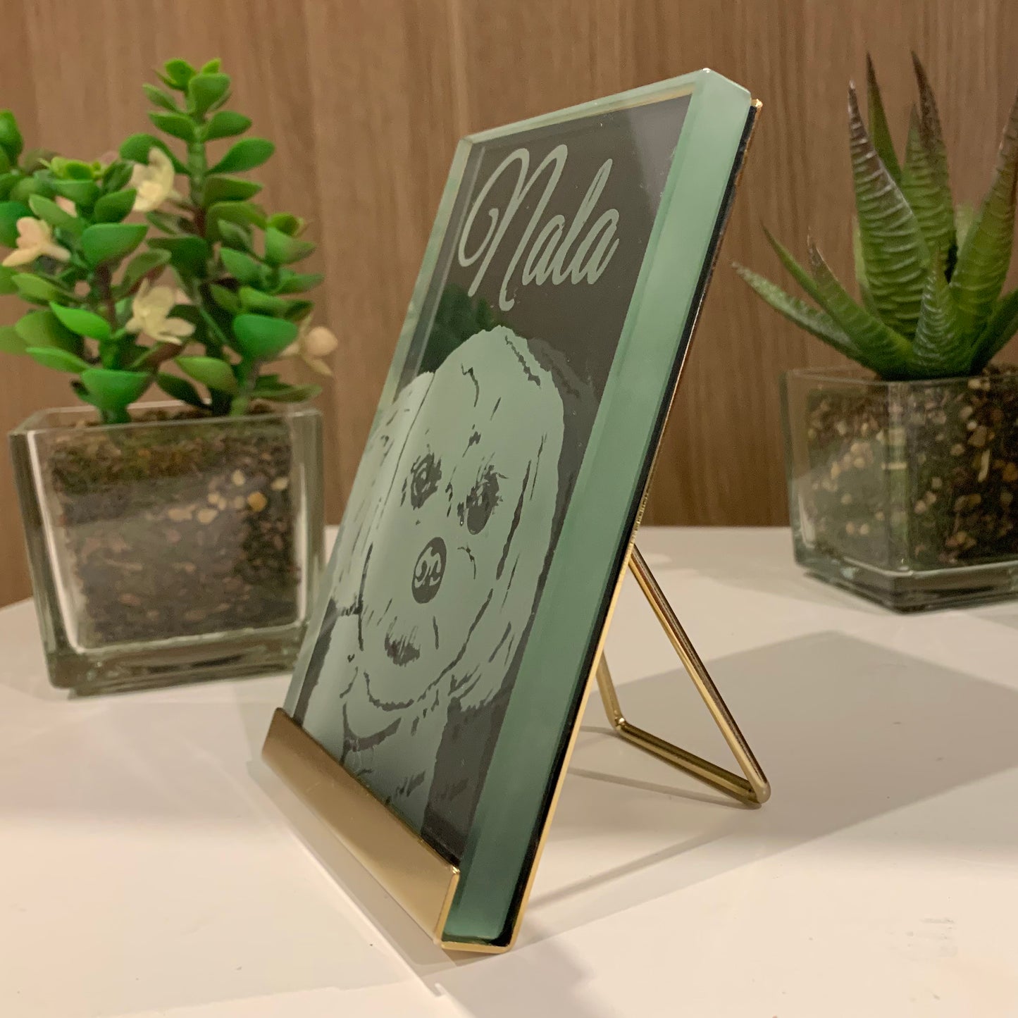 Photo Products - Pet Portrait Glass Block