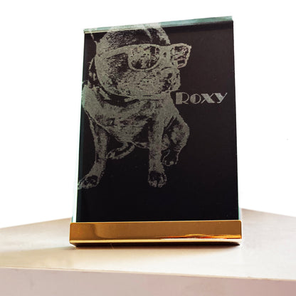 Photo Products - Pet Portrait Glass Block