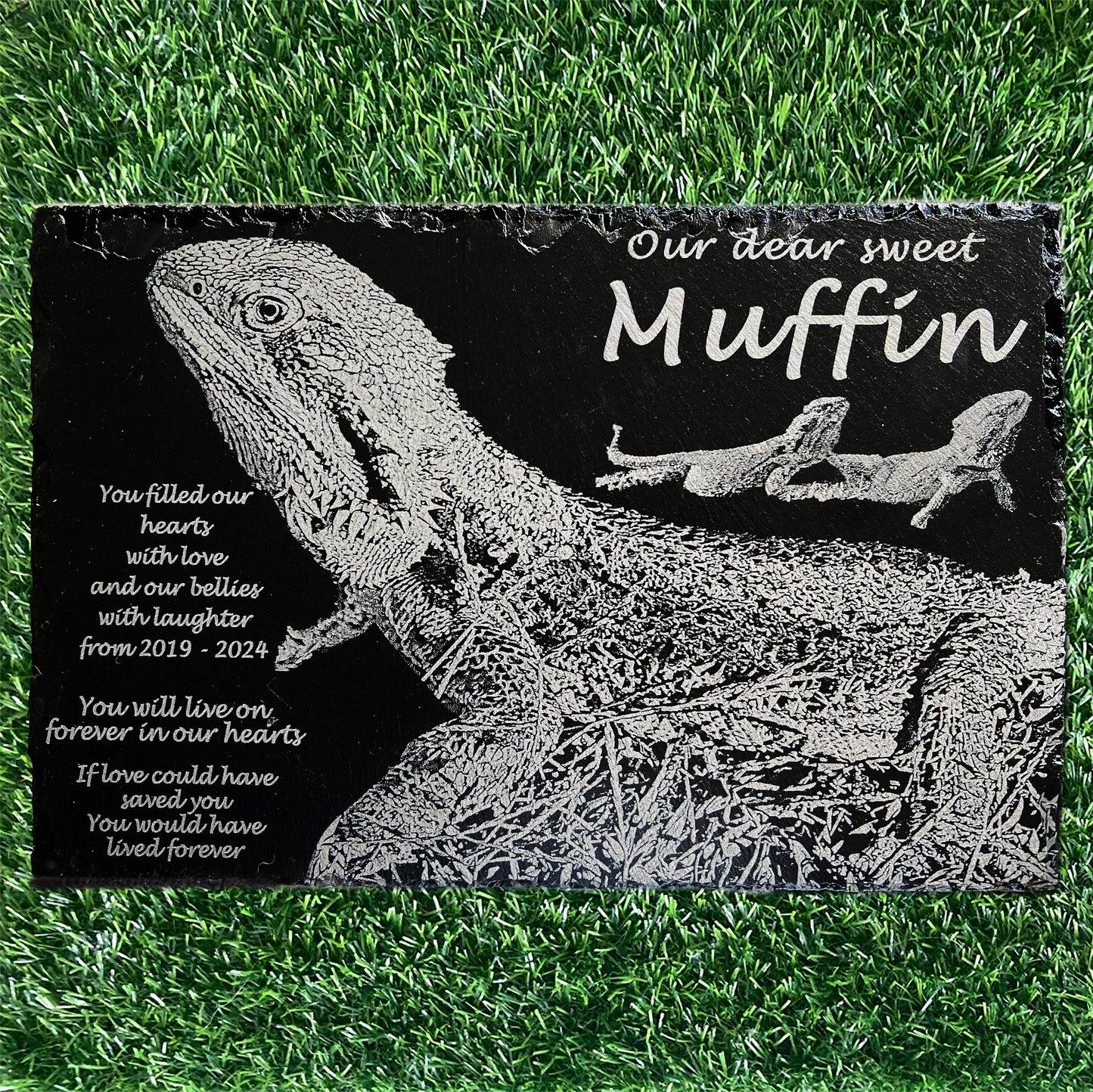 Memorial Photo Plaques Personalised for any Pet. Inside, outdoor and gardening. LARGE SIZES