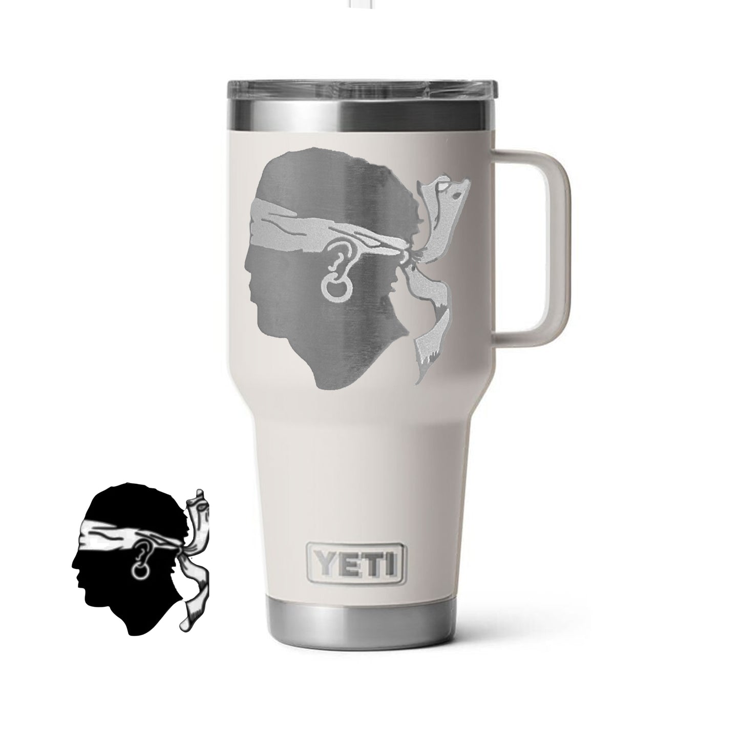 Photo Products - YETI  Rambler Travel Mug Engraved with Pet or Human Photos