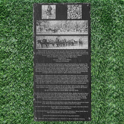 YES, 4 HOLES ON THE PLAQUE