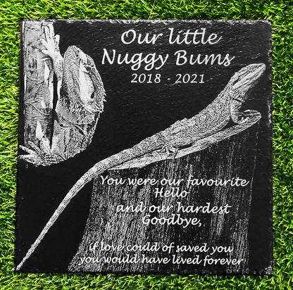 Memorial Photo Plaques Personalised for any Pet. Inside, outdoor and gardening. LARGE SIZES