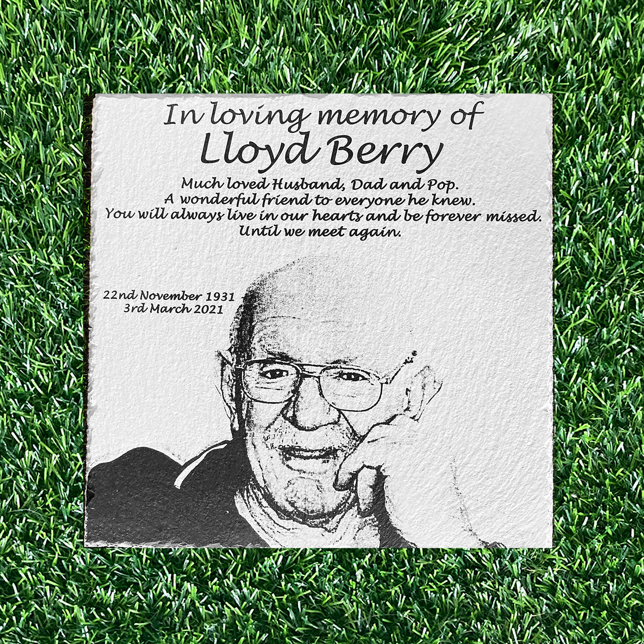 Human Memorial Stones - White background. LARGE SIZES  Inside outdoor and gardening.