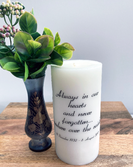 memorial Photo Candles - Humans