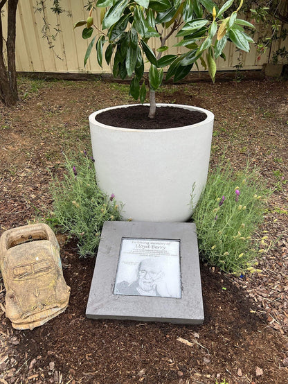 Human Memorial Stones - White background. LARGE SIZES  Inside outdoor and gardening.