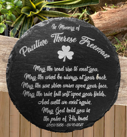 Human Memorial LARGE SIZES, Laser Engraved Photo Memorial. Inside, Outdoor and Gardening.