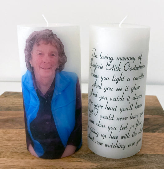 memorial Photo Candles - Humans